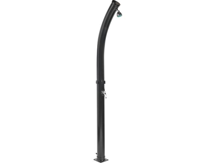BELIANI Outdoor Mischbatterie-Set Schwarz Kunststoff und Edelstahl mit Regenfunktion Solarbetrieben Modern Garden