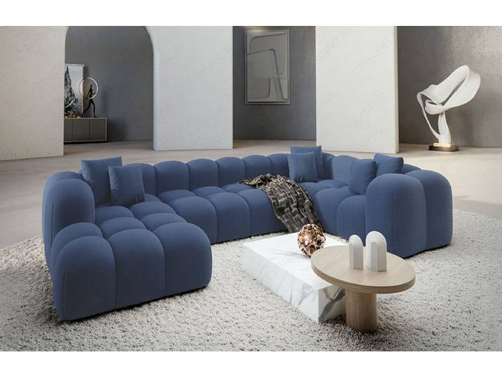 Stoff Wohnlandschaft Formentera U-Form