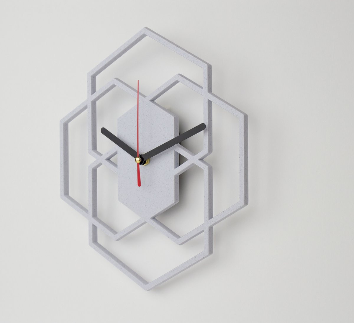 Home 3D Moderne Stille Wandklok Stracciatella voor Keuken en Binnengebruik