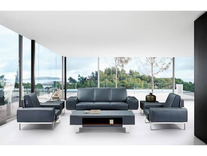 Xlmoebel Sessel Kunstleder Sessel in Beigeton mit modernem Design und Komfort (1-St., Kunstleder Sessel), Made in Europa