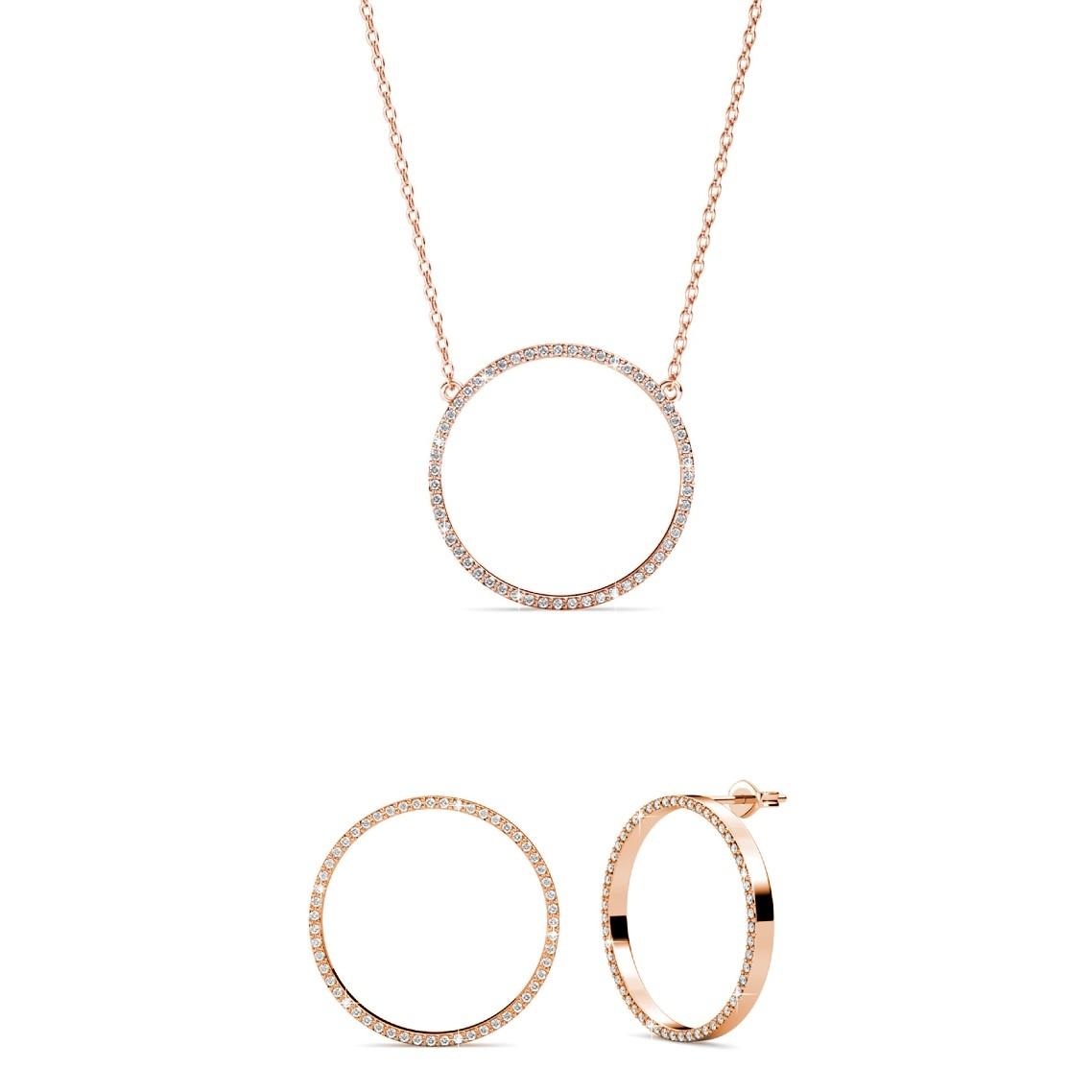 Olina Sets - Roségoud en kristal