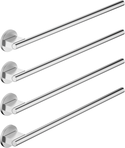 Sèche-serviettes mural Dornbracht 83314979-93, chrome brossé
