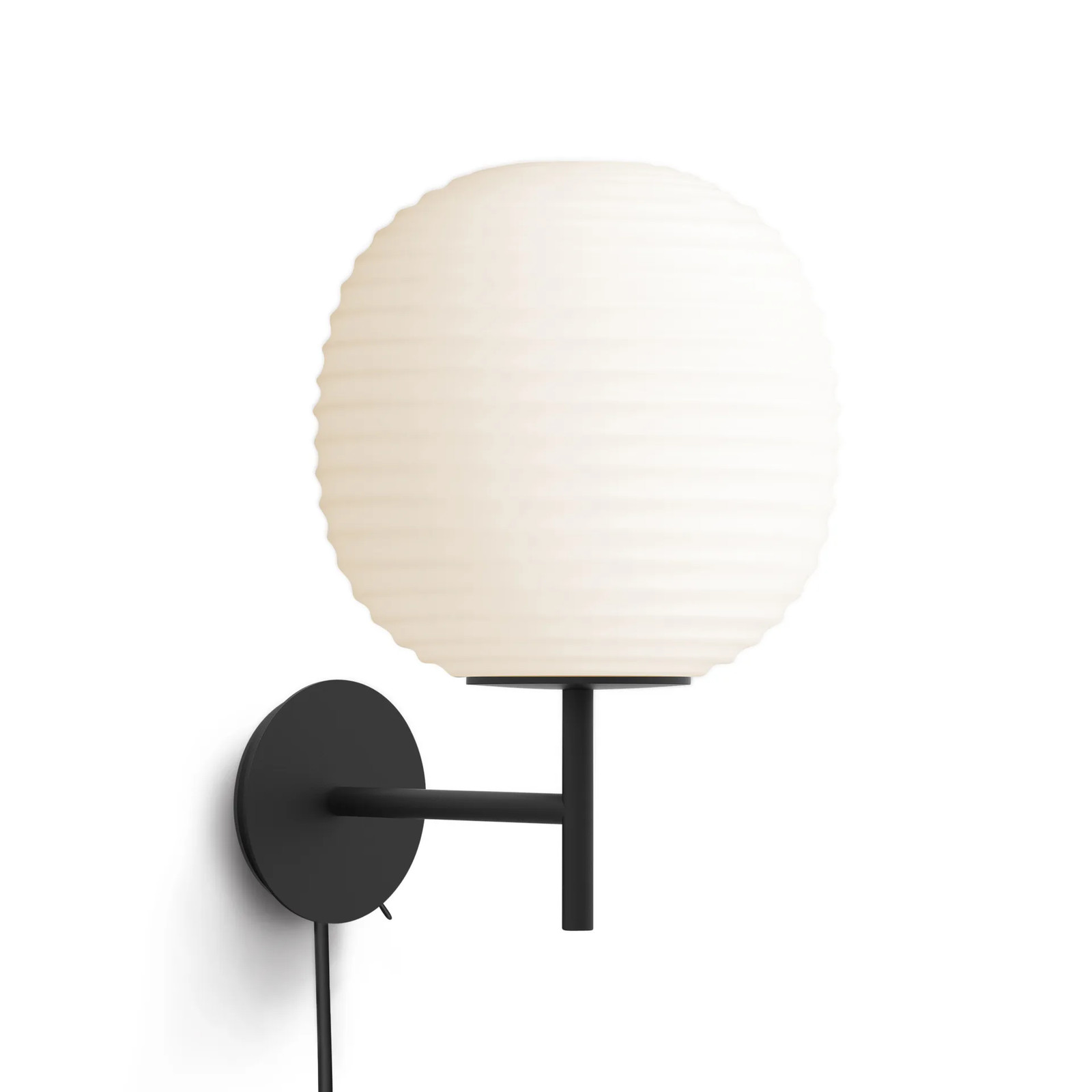 New Works Lantern Wandlamp Small Wit Opalglas Metaal Ø20 cm