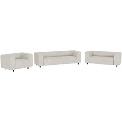 SITZGARNITUR 3+2+1 Tove Beige Cord
