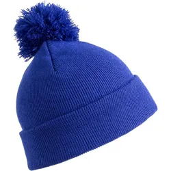 Result Winter Essentials Kinder Strickmütze mit Pompon Bommel-Mütze RC028J