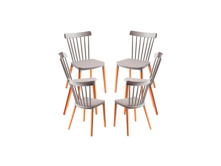 6er Set Leka Stühle - Gris