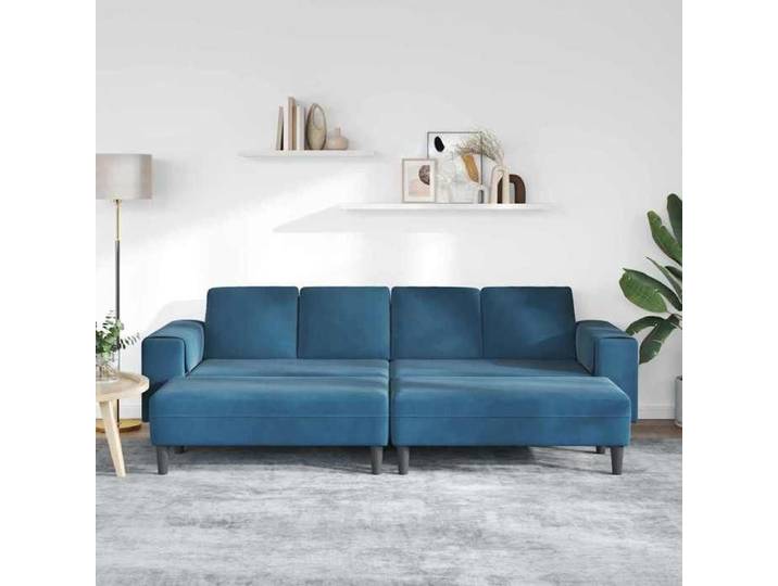 Ensemble de Canapés 3 pcs Bleu Velours-MOTHINESSTO