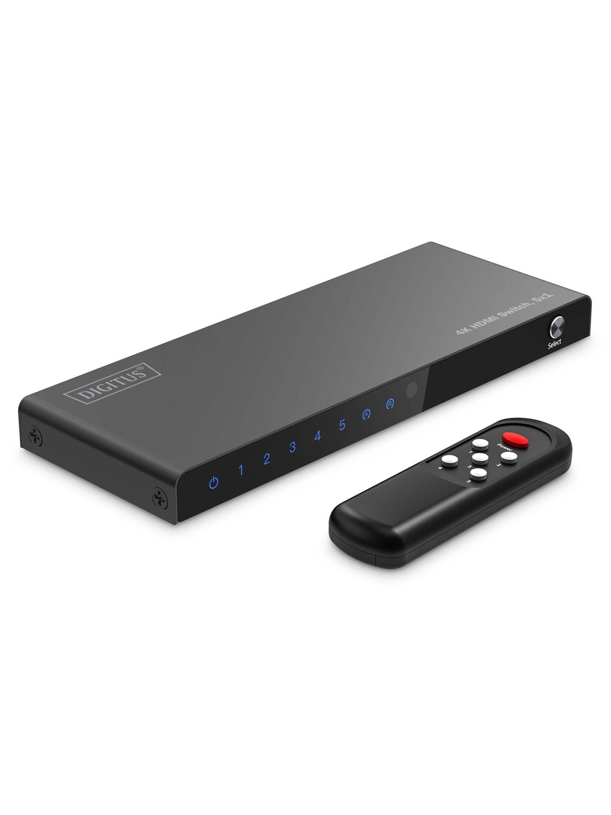 DIGITUS 5x1 4K HDMI Switch