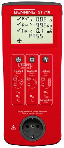 Benning ST 710 Gerätetester VDE-Norm 0701-0702