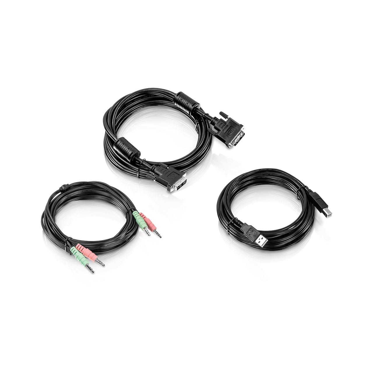 Trendnet Kabelset DVI-I, USB und Audio KVM TK-232DV 4.5m