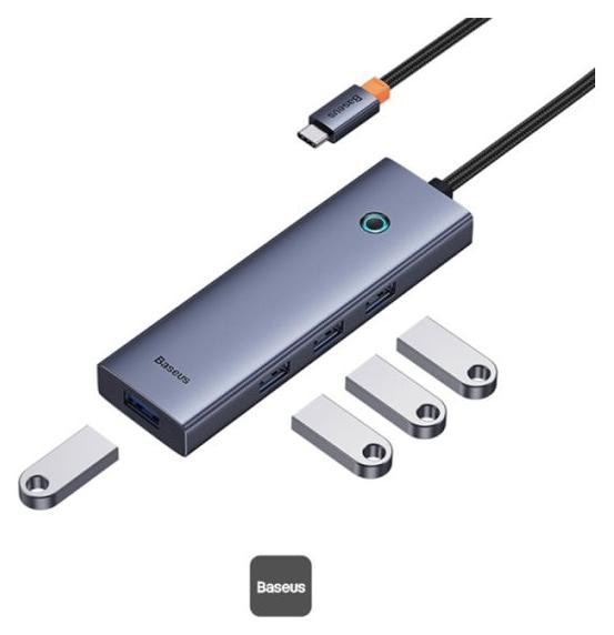 Baseus UltraJoy Serie USB-C hub met 4 poorten