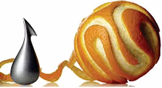 Alessi Orangenschäler Apostrophe silber B