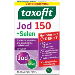 TAXOFIT Jod 150+Selen Tabletten 60 St