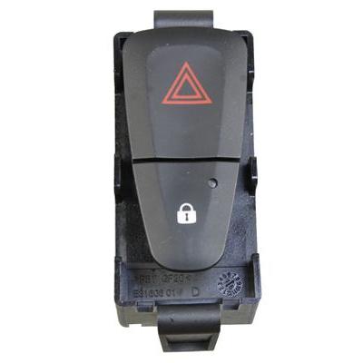 METZGER AUTOTEILE Schalter, Türverriegelung Warnblinkschalter GREENPARTS 0916593 für RENAULT