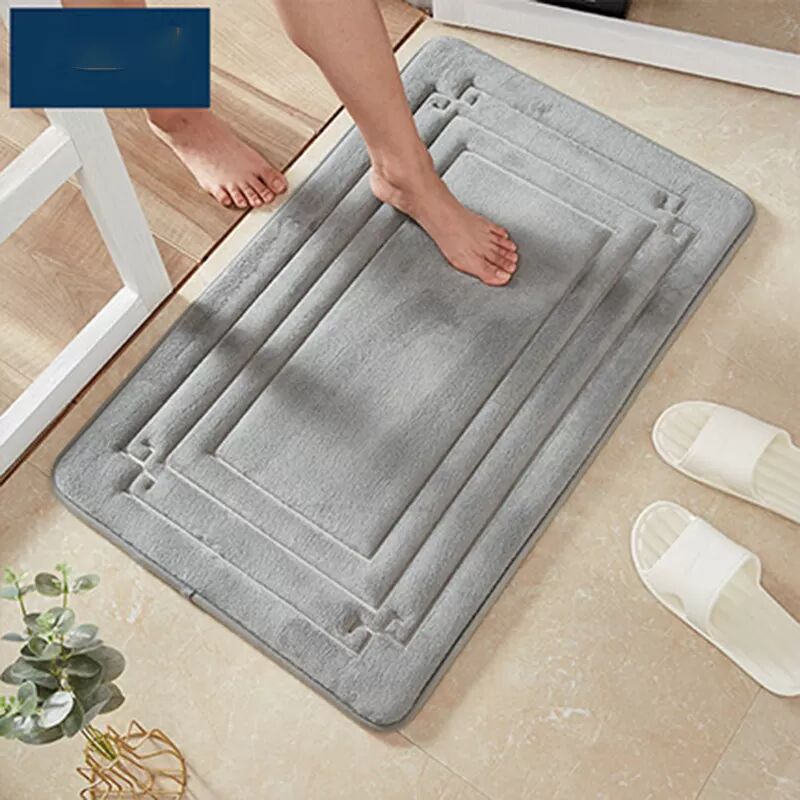 INF Tapis de bain absorbant Gris