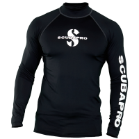 Scubapro Rash Guard UPF-50 - Herren - Langarm - Black - Gr: S