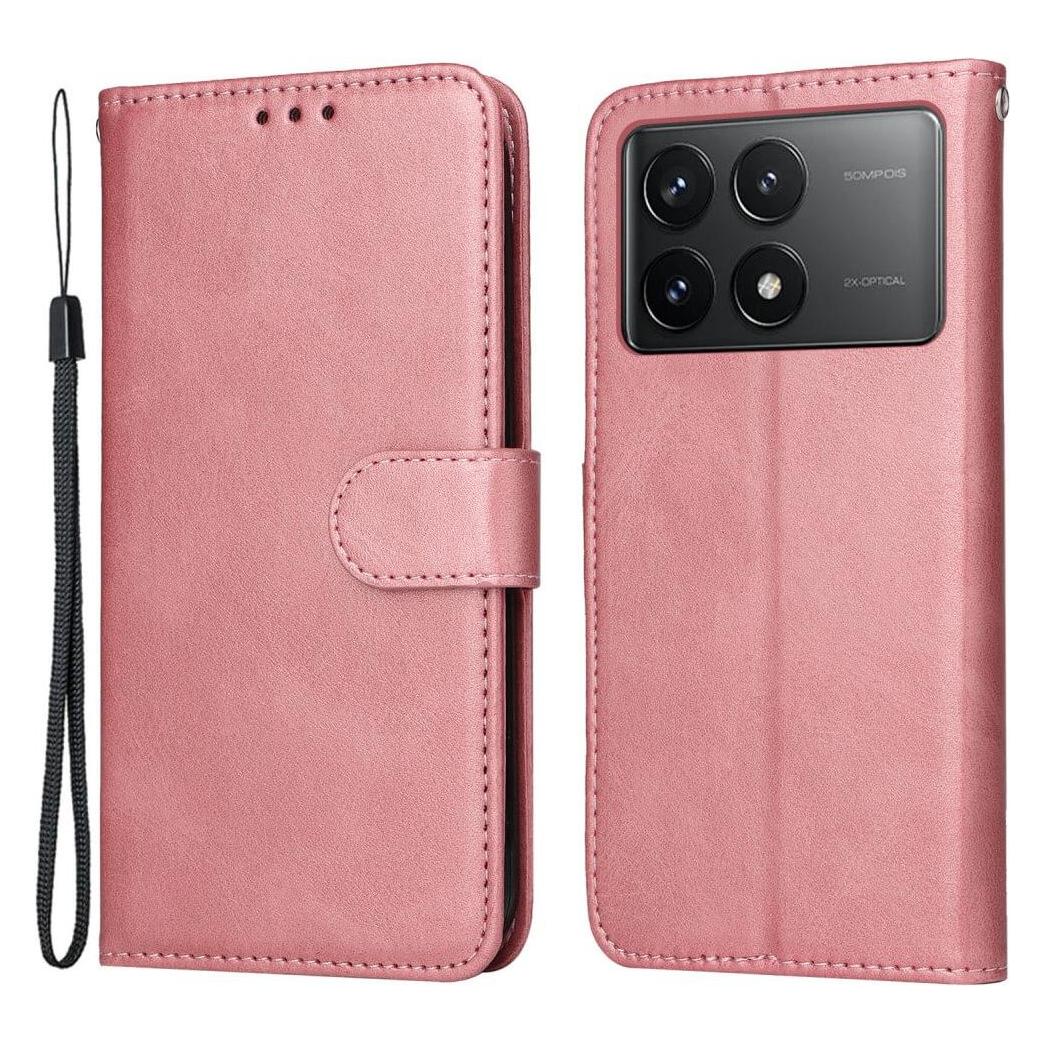 Cover-Discount Xiaomi Poco X6 Pro - Premium Handyhülle Etui rosa (Xiaomi Poco X6 Pro) (660175193D)