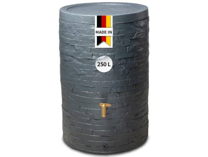 4rain ARONDO regenton 250 liter grafietgrijs