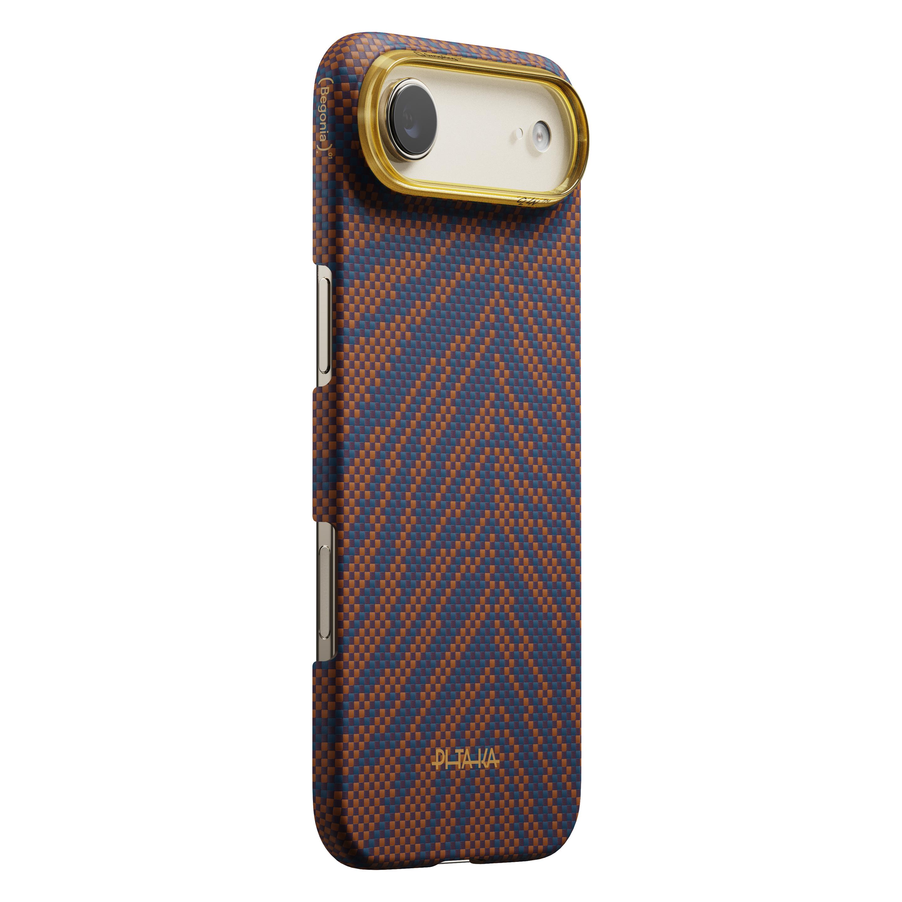 Pitaka Edge Case Breath of Veins, Burning Orange - iPhone Air (Apple iPhone Air) (BV1701A)