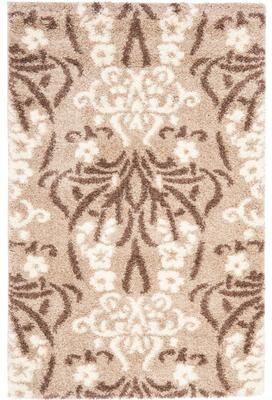 SAFAVIEH Florida Shag Kylie Damask 1.2-inch Thick Rug