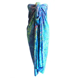 Bali Block Print Sarong - Pretty Petals (4 Assorted Colours)