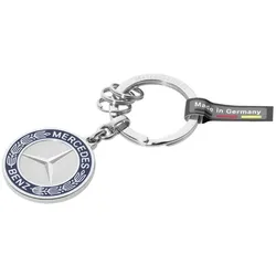 Mercedes-Benz Schlüsselanhänger Stuttgart silber blau B66041524