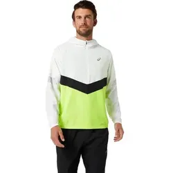 ASICS Herren Jacke LITE-SHOW JACKET, Größe M in Weiß Weiß