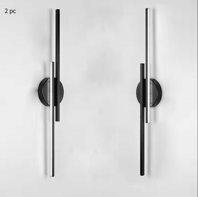 Inspire Curations Modern Nordic Acrylic LED Wall Sconce 2 Pc Wall Lamp warm Light