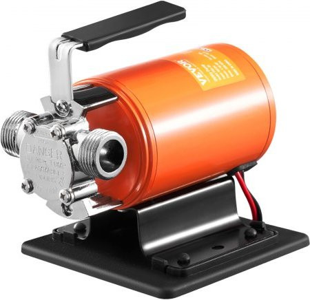 Vevor multifunctionele elektrische waterpomp, 12V DC, 360 GPH, 1/10 HP, oranje