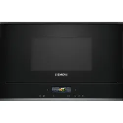Siemens iQ700, Einbau-Mikrowelle, Schwarz, Edelstahl, BF722L1B1
