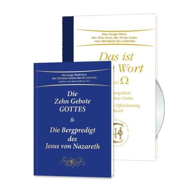 Set Das ist Mein Wort - Die Zehn Gebote Gottes und Die Bergpredigt des Jesus von Nazareth, Set von , Gabriele-Verlag Das Wort, 978-3-96446-802-4