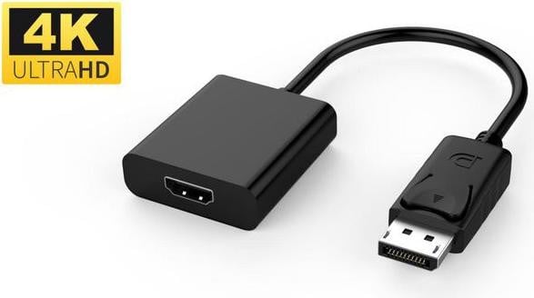 MicroConnect DPHDMI3 DisplayPort naar HDMI kabel, 0,15 meter, Nikkel