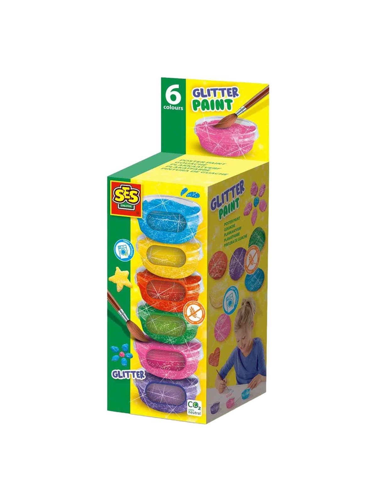 SES Creative Gouache Glitter 6x45ml
