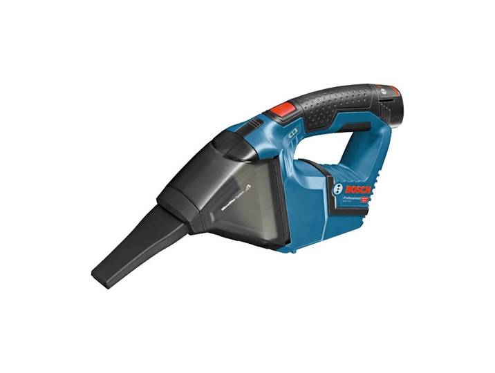 BOSCH PROFESSIONAL Akku-Handstaubsauger GAS 12V , blau, schwarz, rot, B:7,7cm H:17cm T:27,3cm, Akkusauger, 12 V, ohne Akku und Ladegerät, Akku-Handstaubsauger