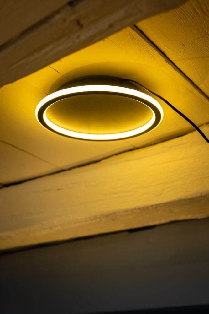 ETH Lois Led plafondlamp zwart Ø 23 cm