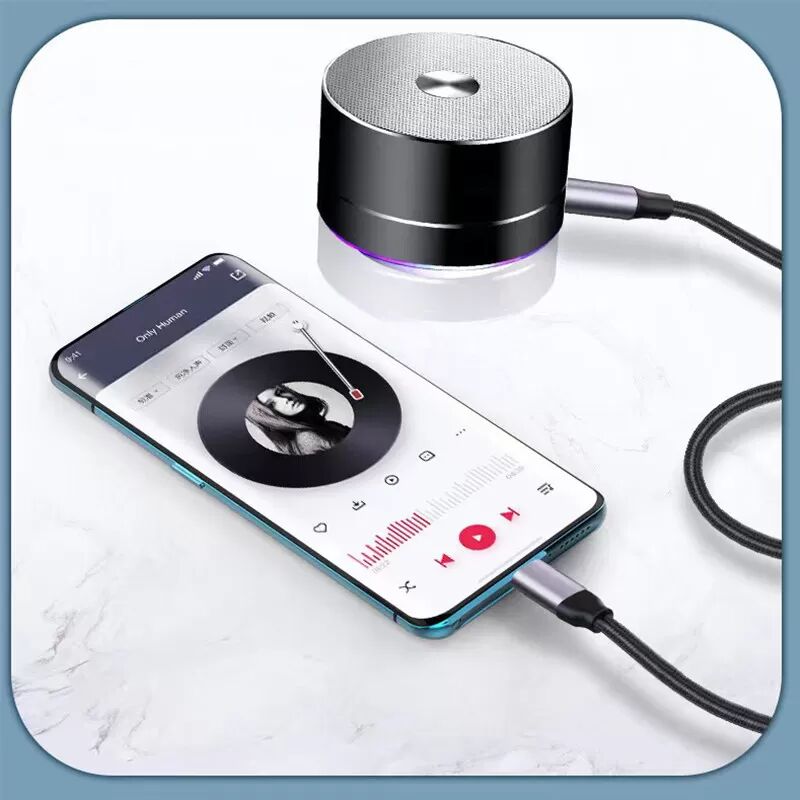 INF Câble audio : Câble auxiliaire Type-C vers 3,5 mm pour voiture et écouteurs 1 m