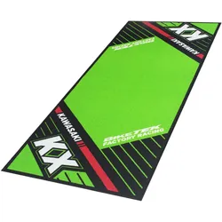 Motorradteppich Kawasaki KX Werkstatt Garagenmatte