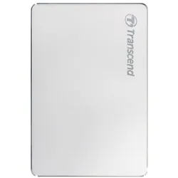 Transcend StoreJet C3S (1 TB), Externe Festplatte, Silber