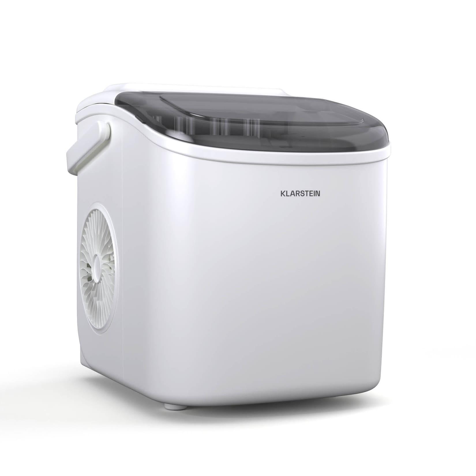 Caldwell Eiswürfelmaschine 12 kg Eiswürfel/Tag vollautomatisch LED-Anzeige leichte Reinigung Weiß 1.3 Liter