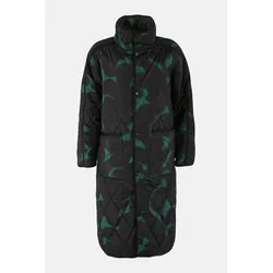 Danefae Übergangsjacke Danecherry Damen Schwarz Petrol Floral Steppjacke