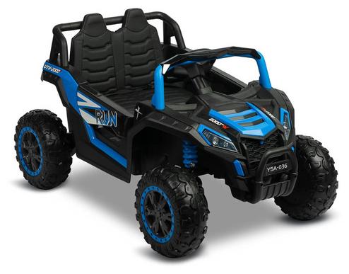 Elektrisches Fahrzeug Toyz Axel, blau, mit Bluetooth und LED-Beleuchtung