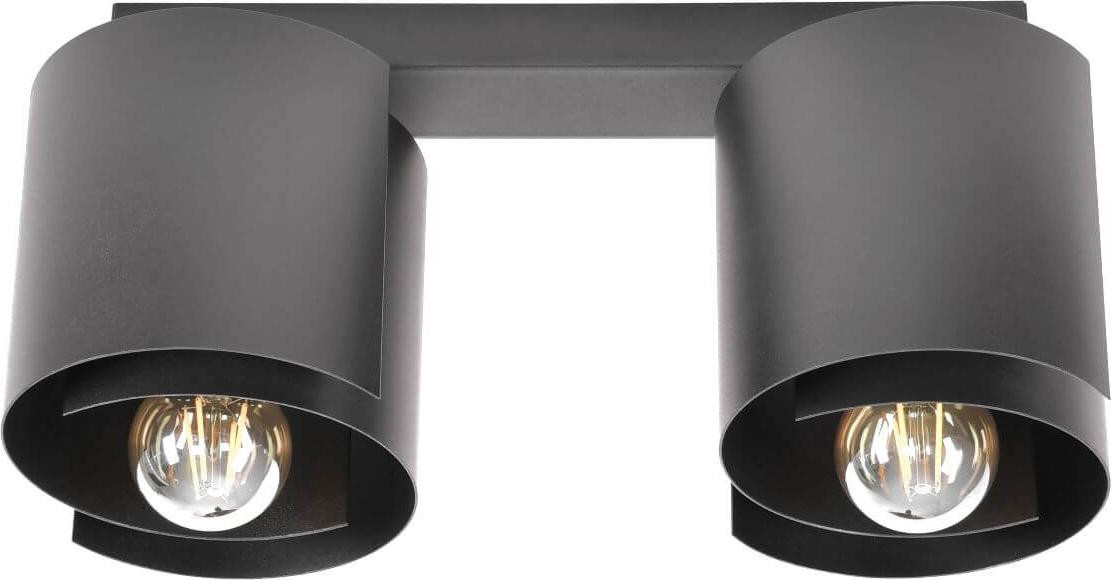 Szpak HUGO 2 zwarte led plafondlamp