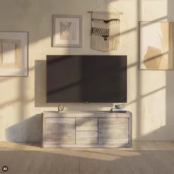 TV-Board Mango 147x40x58 weiß lackiert TORONTO #300