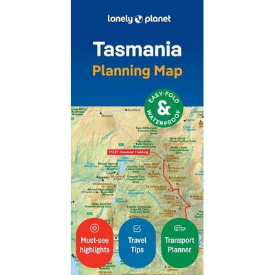 Lonely Planet Tasmania Planning Map, Karte von , Lonely Planet, 978-1-78868-887-1