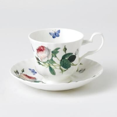 Roy Kirkham Teacup and Saucer (230 ml) Set of 2 - Palace Garden