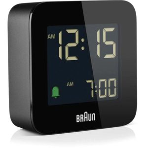 Braun Wecker BC08B DCF schwarz, digital, Funkuhr