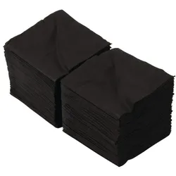Fasana Cocktailservietten schwarz 25cm, Packungsinhalt: 2000 Stück