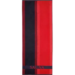 Dyckhoff Saunatuch Sauna rot Liegetuch 80 x 200 cm