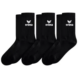 Erima Sport Socks 3pack Herren - schwarz - 35-38