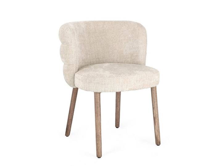 Feeling4Home Stuhl Ilma aus Stoff, Beige